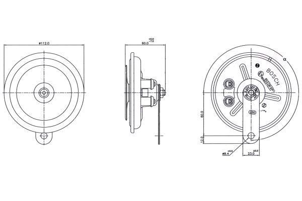 Bosch Claxon 0 986 320 394