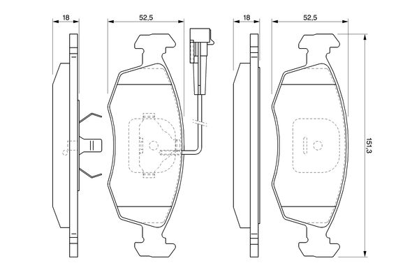 Bosch Remblokset 0 986 424 515