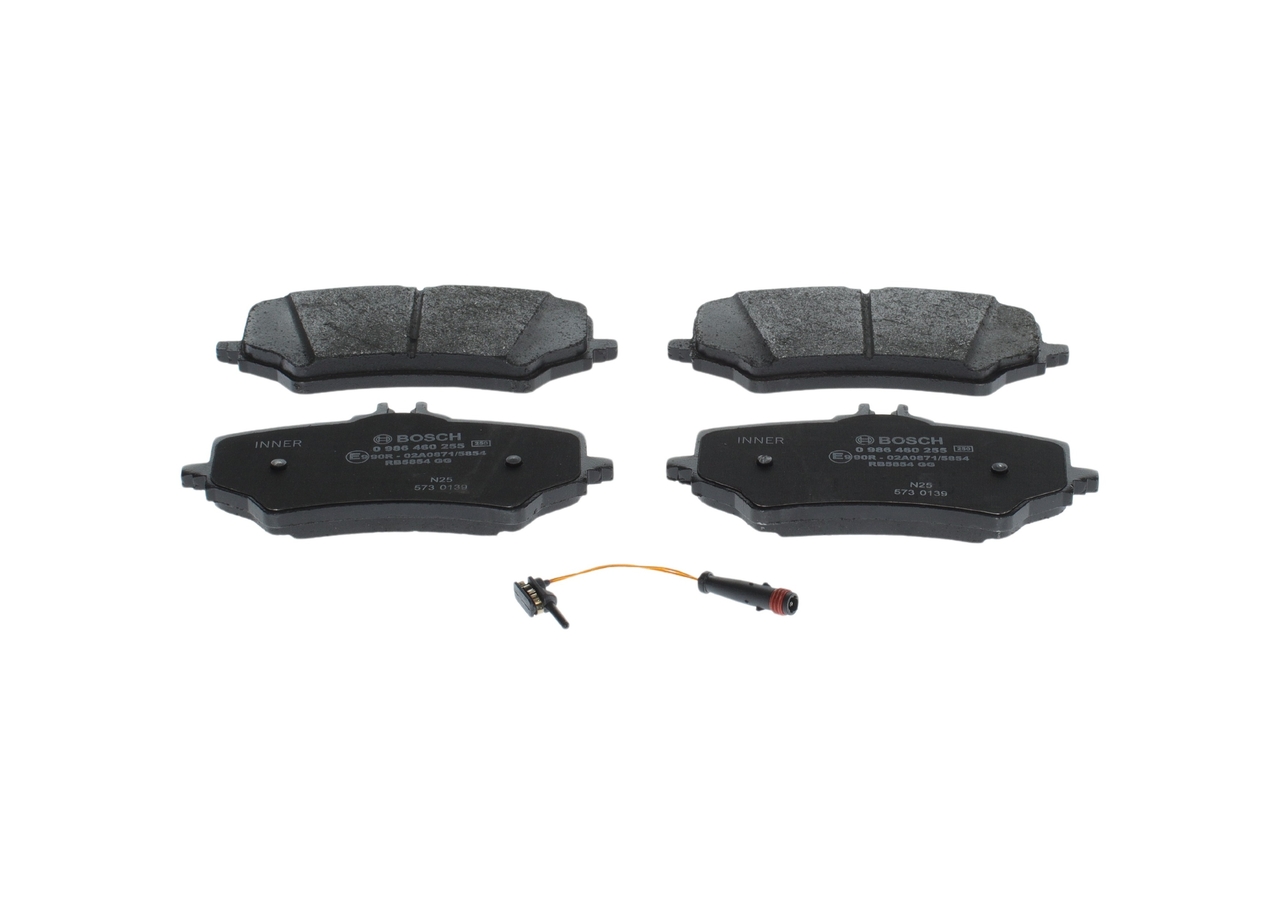 Remblokkenset, schijfrem Bosch 0 986 460 255