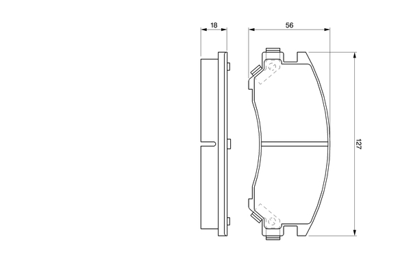 Remblokset Bosch 0 986 461 134
