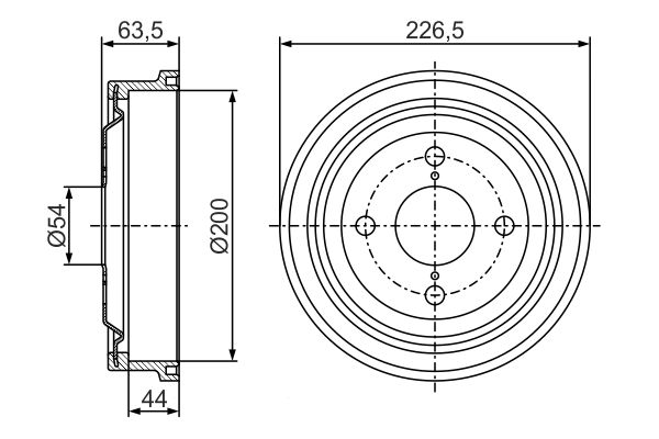 Bosch Remtrommel 0 986 477 273
