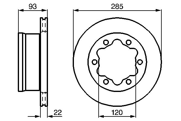 Bosch Remschijven 0 986 479 B38