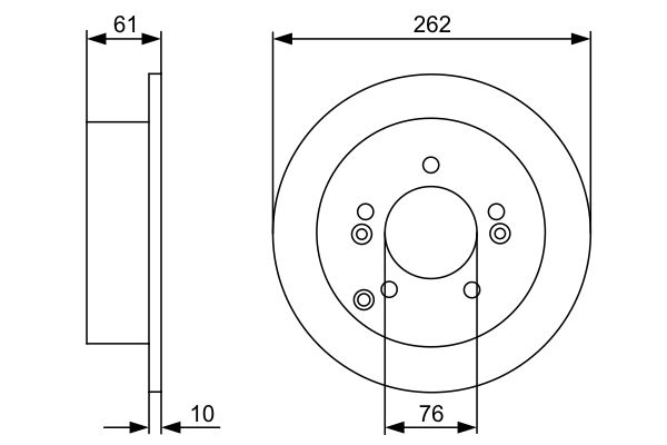 Bosch Remschijven 0 986 479 C03