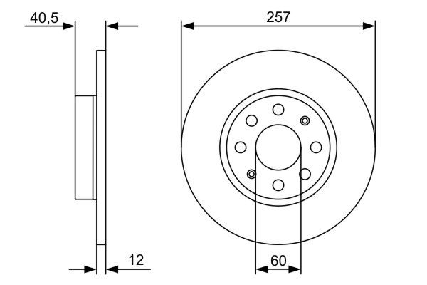 Bosch Remschijven 0 986 479 C11