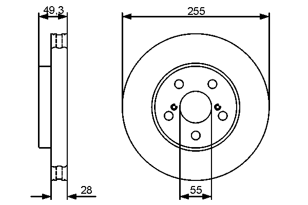 Remschijven Bosch 0 986 479 490