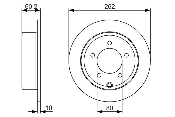 Bosch Remschijven 0 986 479 A39