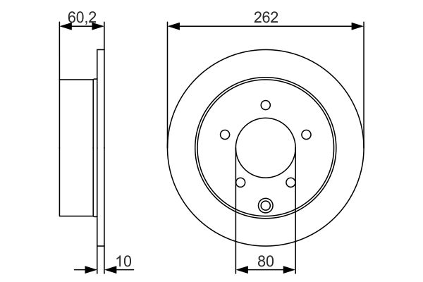 Bosch Remschijven 0 986 479 A41