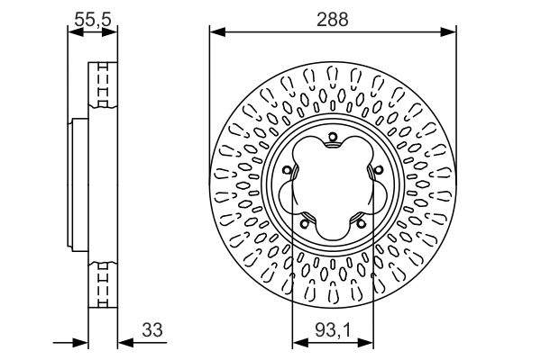 Bosch Remschijven 0 986 479 A49