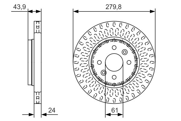 Bosch Remschijven 0 986 479 A85