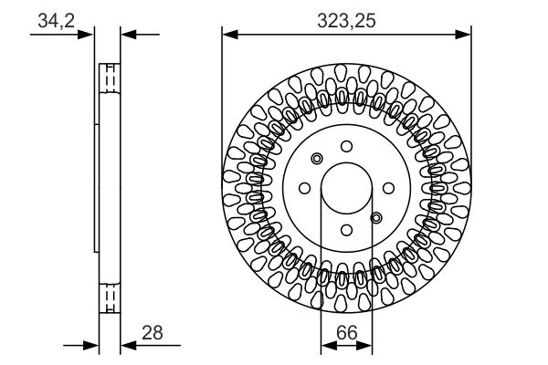 Bosch Remschijven 0 986 479 A90