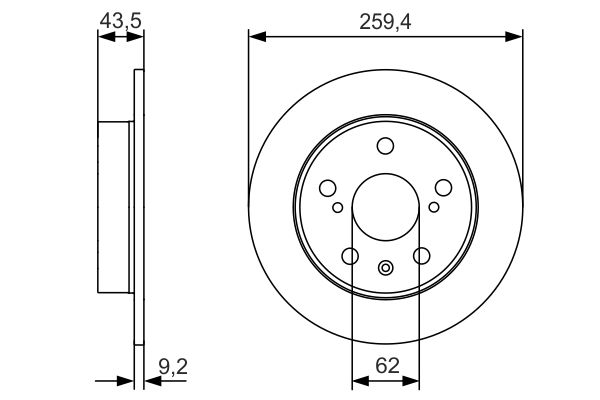 Remschijven Bosch 0 986 479 C44