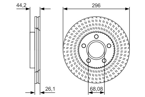 Bosch Remschijven 0 986 479 D15