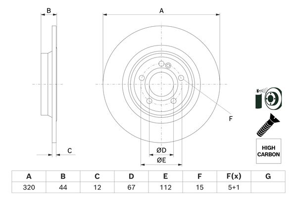 Remschijven Bosch 0 986 479 F13