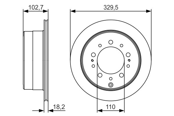 Bosch Remschijven 0 986 479 R15