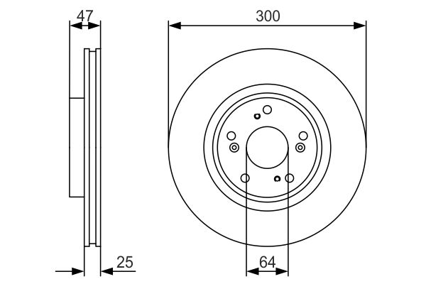Bosch Remschijven 0 986 479 R24