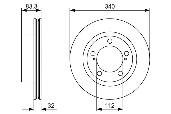 Bosch Remschijven 0 986 479 R29