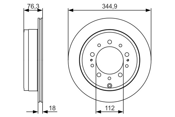 Bosch Remschijven 0 986 479 R32