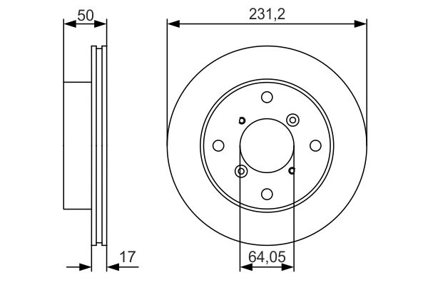 Bosch Remschijven 0 986 479 R96