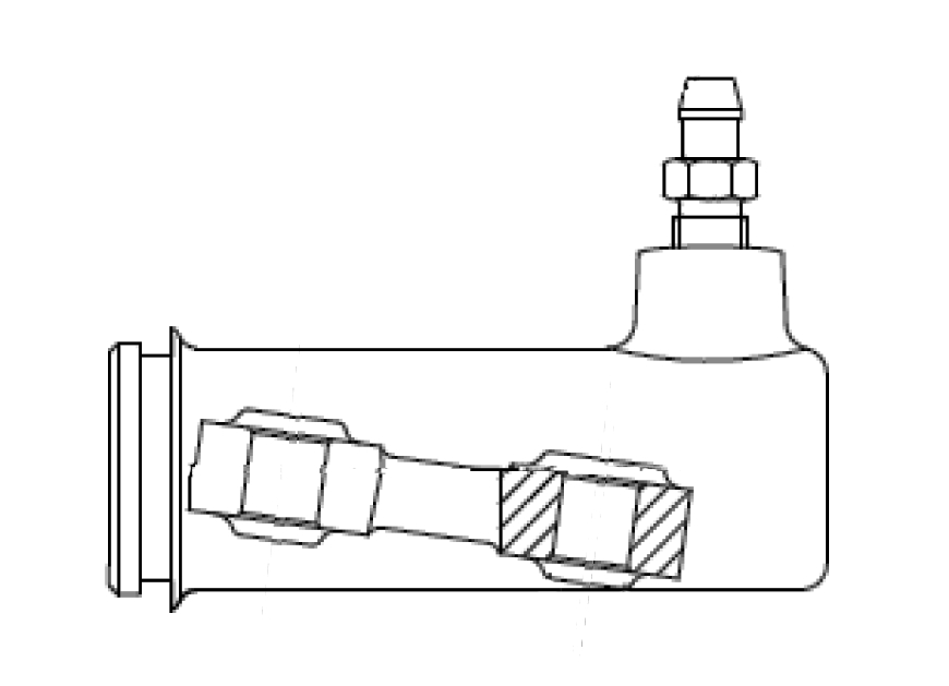 Hulpkoppelingscilinder Bosch 0 986 486 598