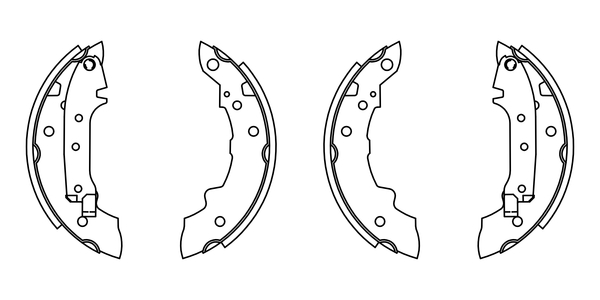 Bosch Remschoen set 0 986 487 081