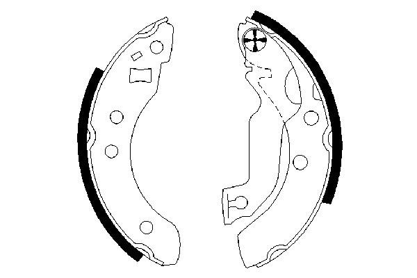 Remschoen set Bosch 0 986 487 133