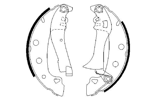 Remschoen set Bosch 0 986 487 285