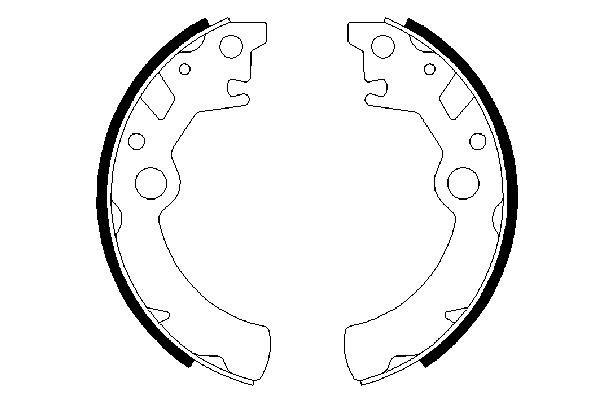 Remschoen set Bosch 0 986 487 593