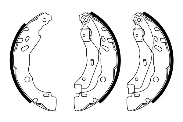 Bosch Remschoen set 0 986 487 940