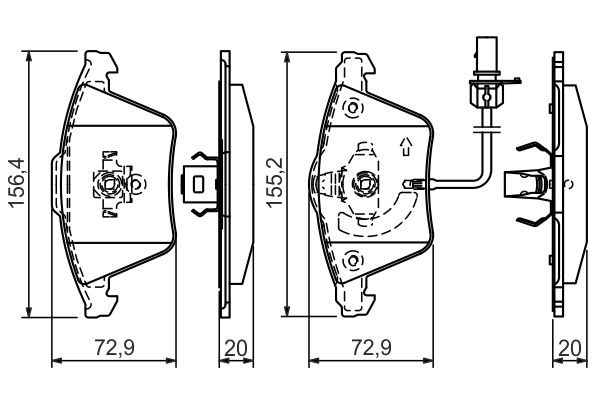 Bosch Remblokset 0 986 494 271