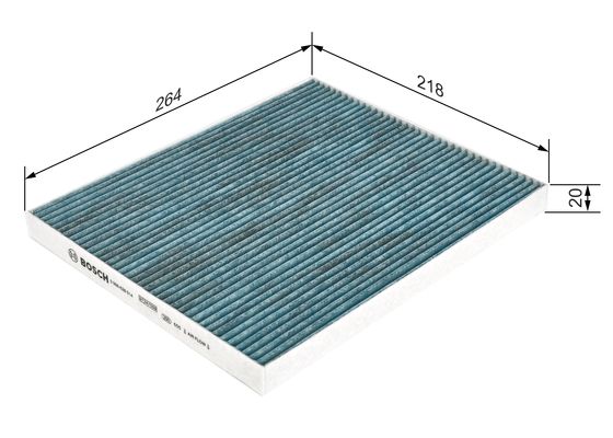 Bosch Interieurfilter 0 986 628 514