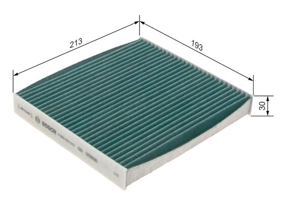 Bosch Interieurfilter 0 986 628 523