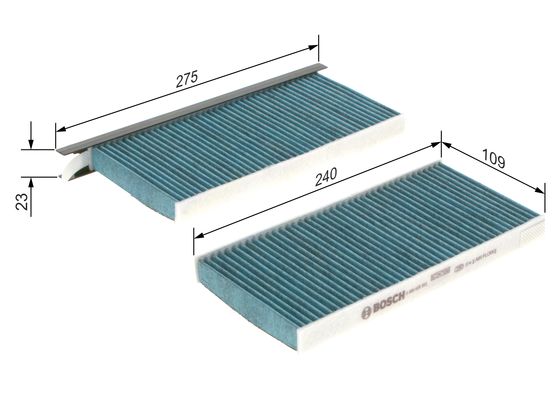 Bosch Interieurfilter 0 986 628 553