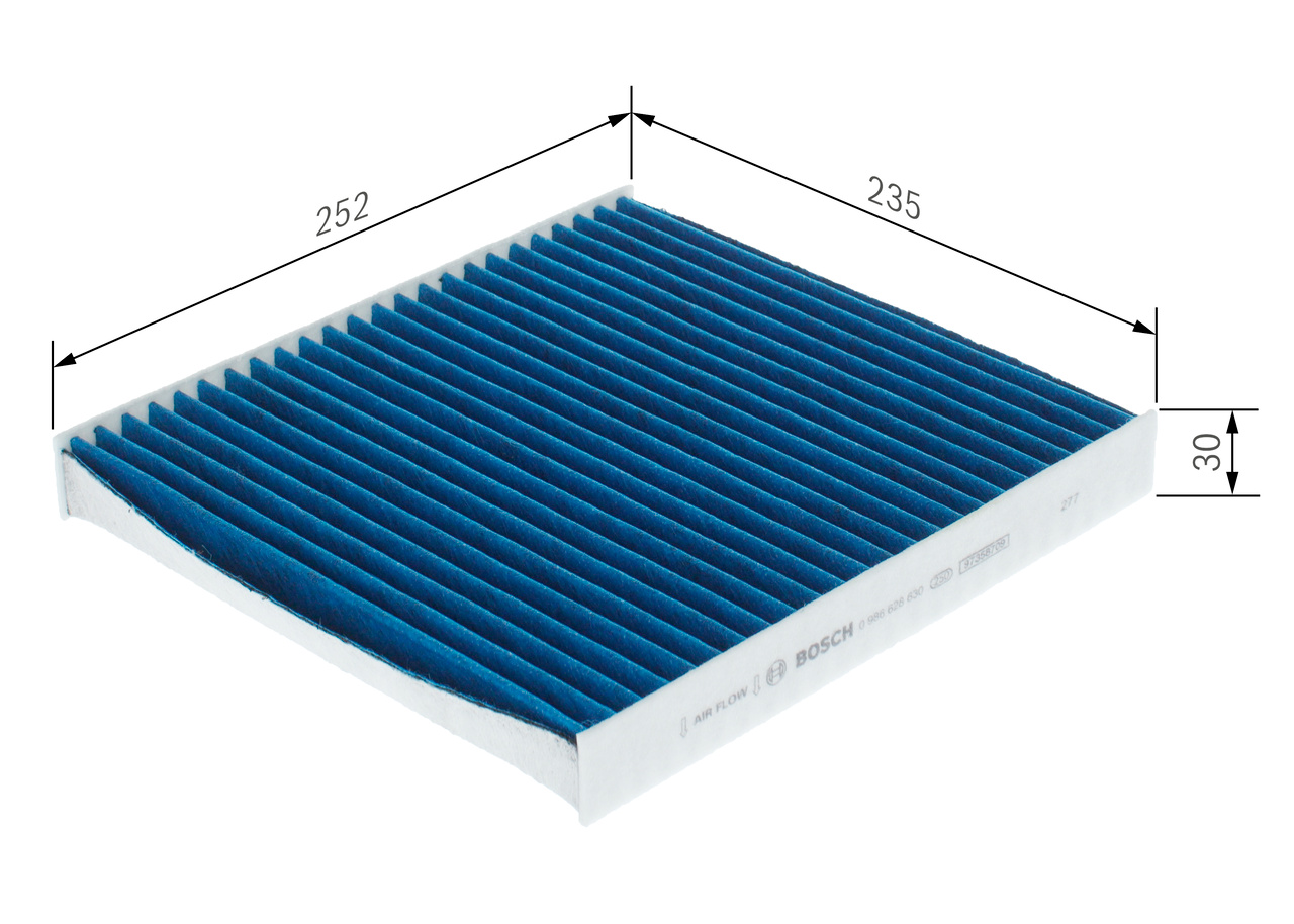 Interieurfilter Bosch 0 986 628 630