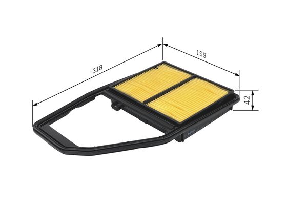 Luchtfilter Bosch 1 457 433 322