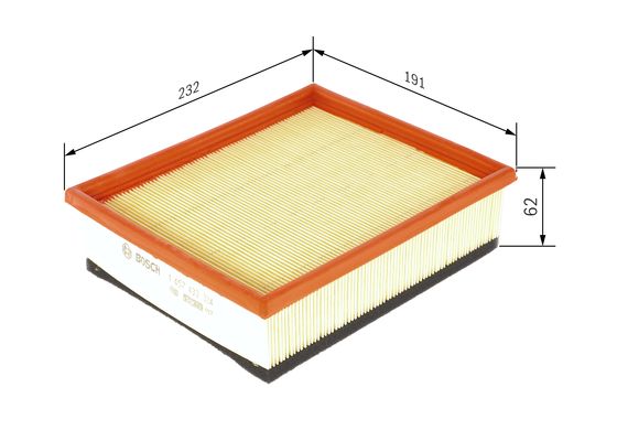 Bosch Luchtfilter 1 457 433 324
