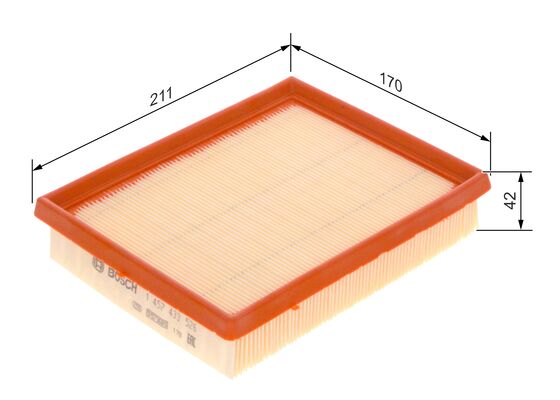Luchtfilter Bosch 1 457 433 526