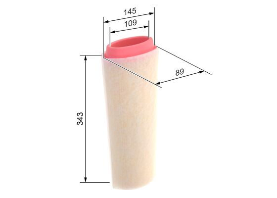 Luchtfilter Bosch 1 457 433 588