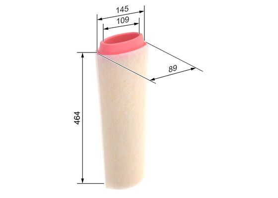Luchtfilter Bosch 1 457 433 589