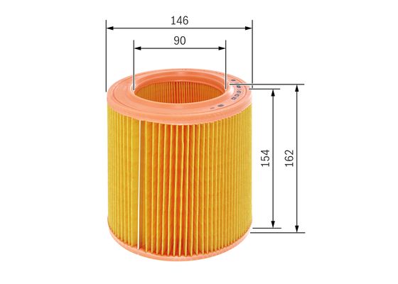 Bosch Luchtfilter 1 457 433 652