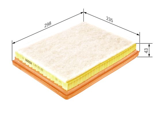 Luchtfilter Bosch 1 457 433 655