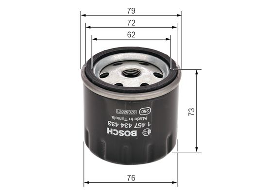 Bosch Brandstoffilter 1 457 434 433