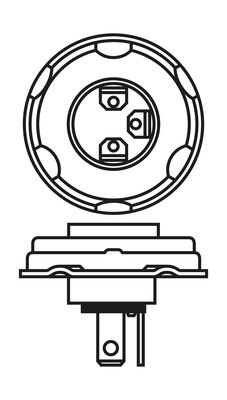 Bosch Gloeilamp, verstraler 1 987 302 826
