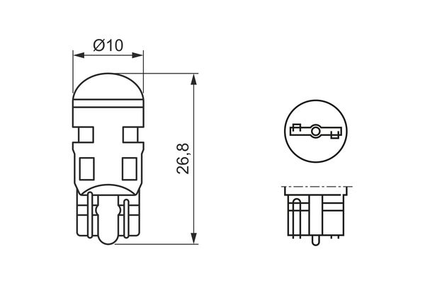 Bosch Gloeilamp, parkeer- / begrenzingslicht 1 987 302 653