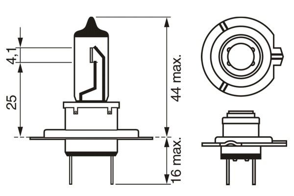Bosch Gloeilamp, verstraler 1 987 302 772