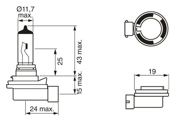 Bosch Gloeilamp, koplamp 1 987 302 081