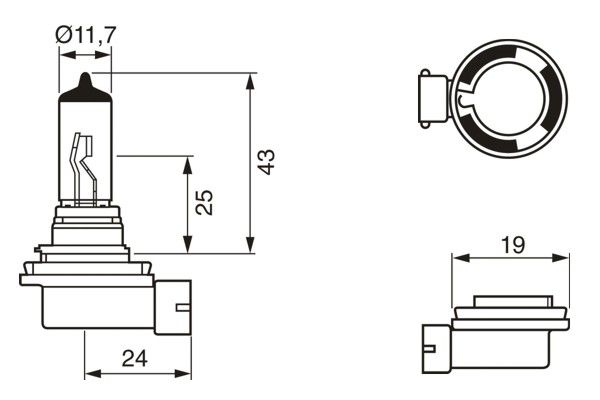Bosch Gloeilamp, koplamp 1 987 301 339