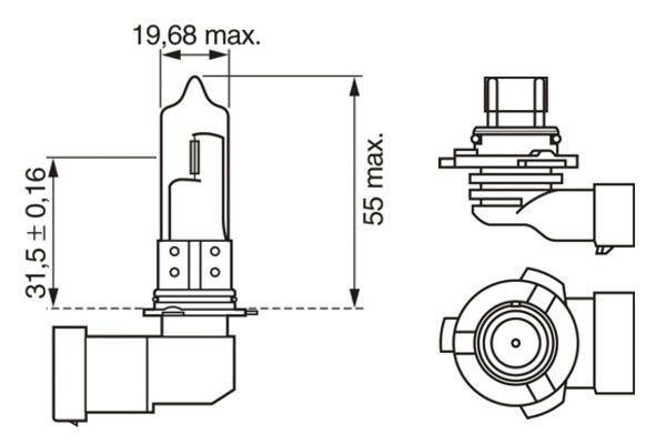 Bosch Gloeilamp, koplamp 1 987 301 131