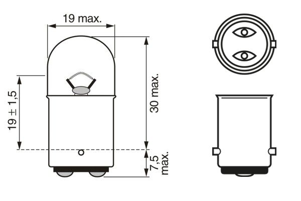 Bosch Gloeilamp, interieurverlichting 1 987 302 237