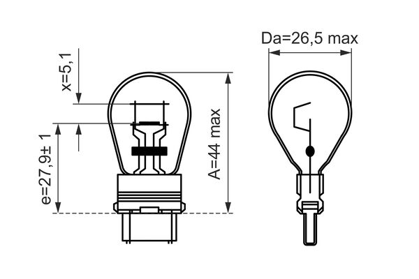 Bosch Gloeilamp, achterlicht 1 987 302 273
