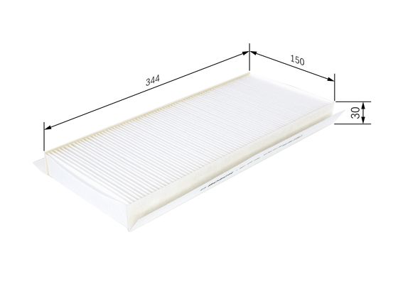 Interieurfilter Bosch 1 987 432 006